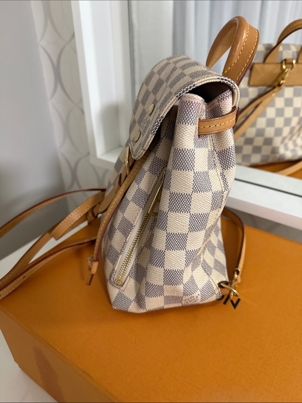 Preloved Louis Vuitton Sperone BB Damier Azur - Picture 3 of 10